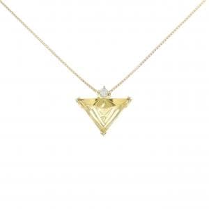 K18YG シトリン ネックレス 1.92CT