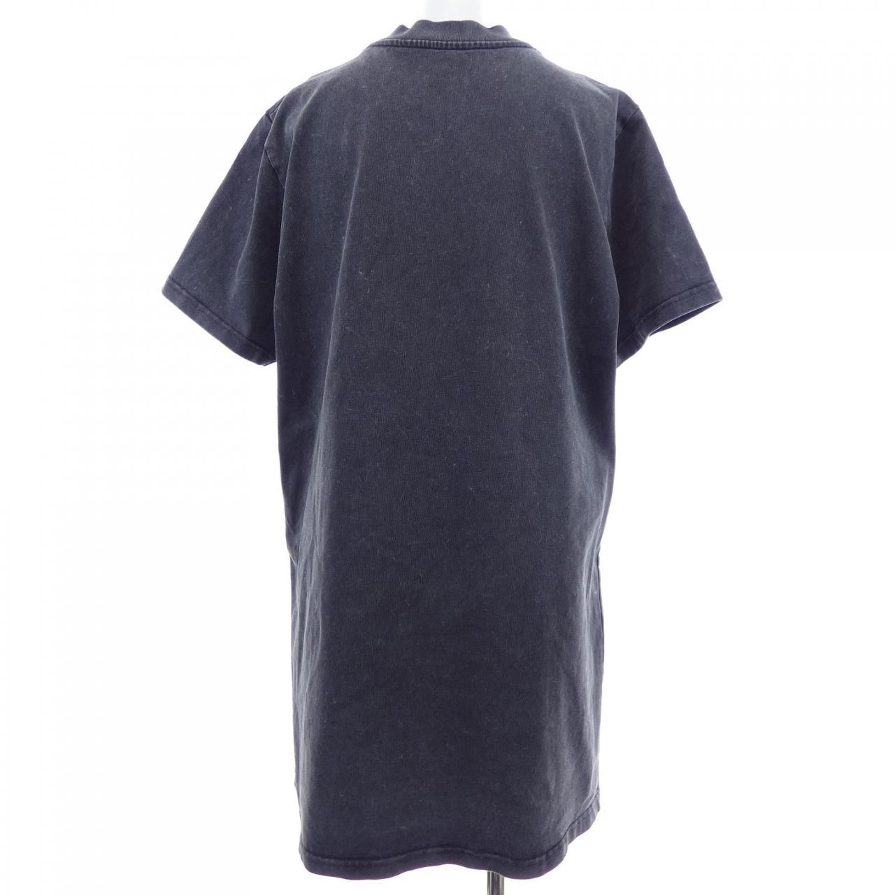 ルイヴィトン LOUIS VUITTON グラフィック LVシグネチャー Tシャツドレス FQJD96GPV カットワンピース