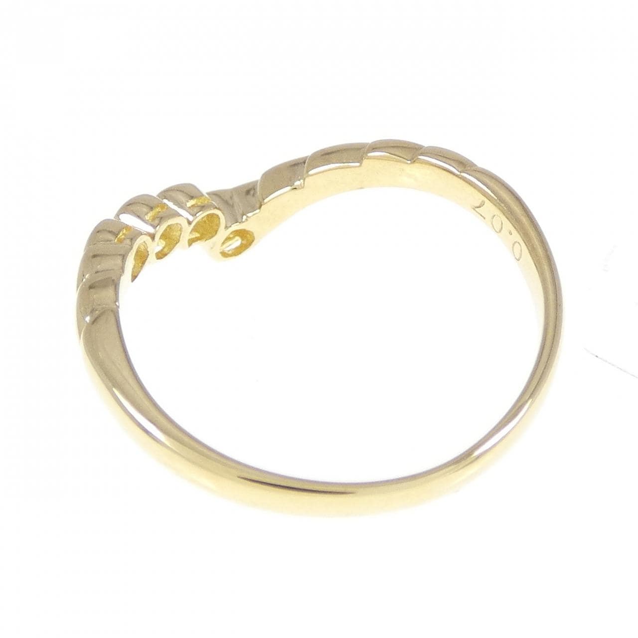 K18YG ダイヤモンド リング 0.07CT