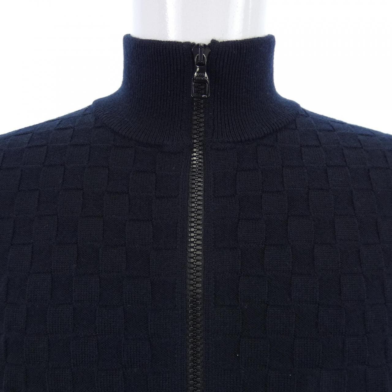 ルイヴィトン LOUIS VUITTON LVSEダミエシグネチャージップスルーカーディガン HJN41WVOR カーディガン