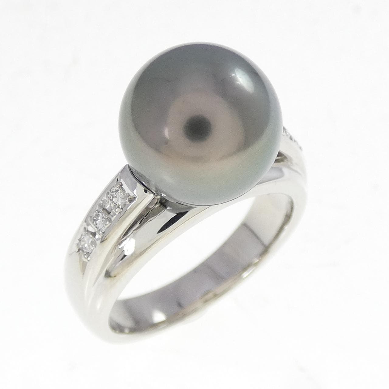 タサキ 黒蝶パール リング 10.5mm