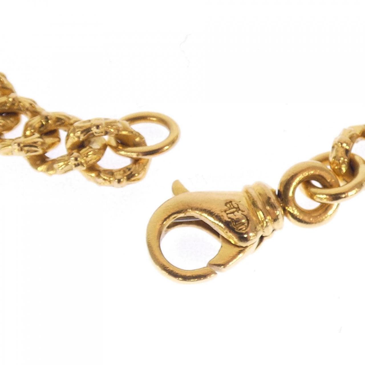 クロムハーツ CHROME HEARTS XTRA FNCY MINI ＃8 L37 GLD CLOSE LOBSTER 200176430GLDL37B69 BRACELET