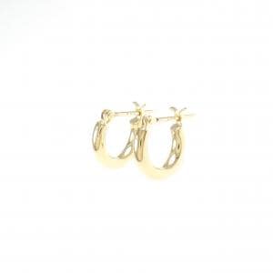 K18YG hoop earrings