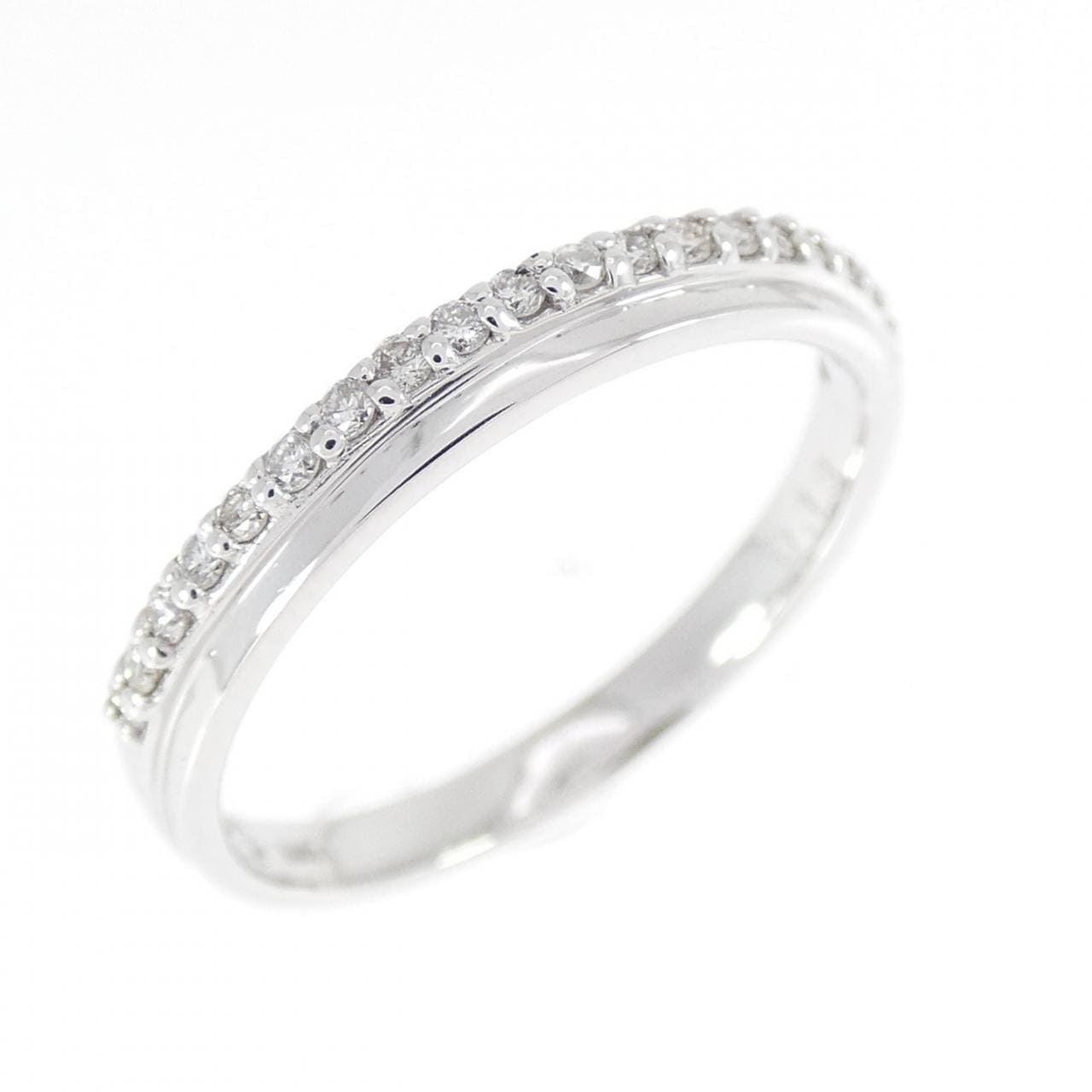 K18WG ダイヤモンド リング 0.13CT