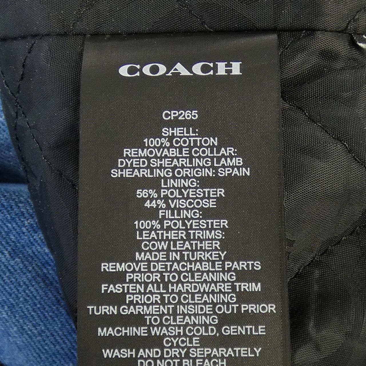 コーチ COACH CP265 ジャケット