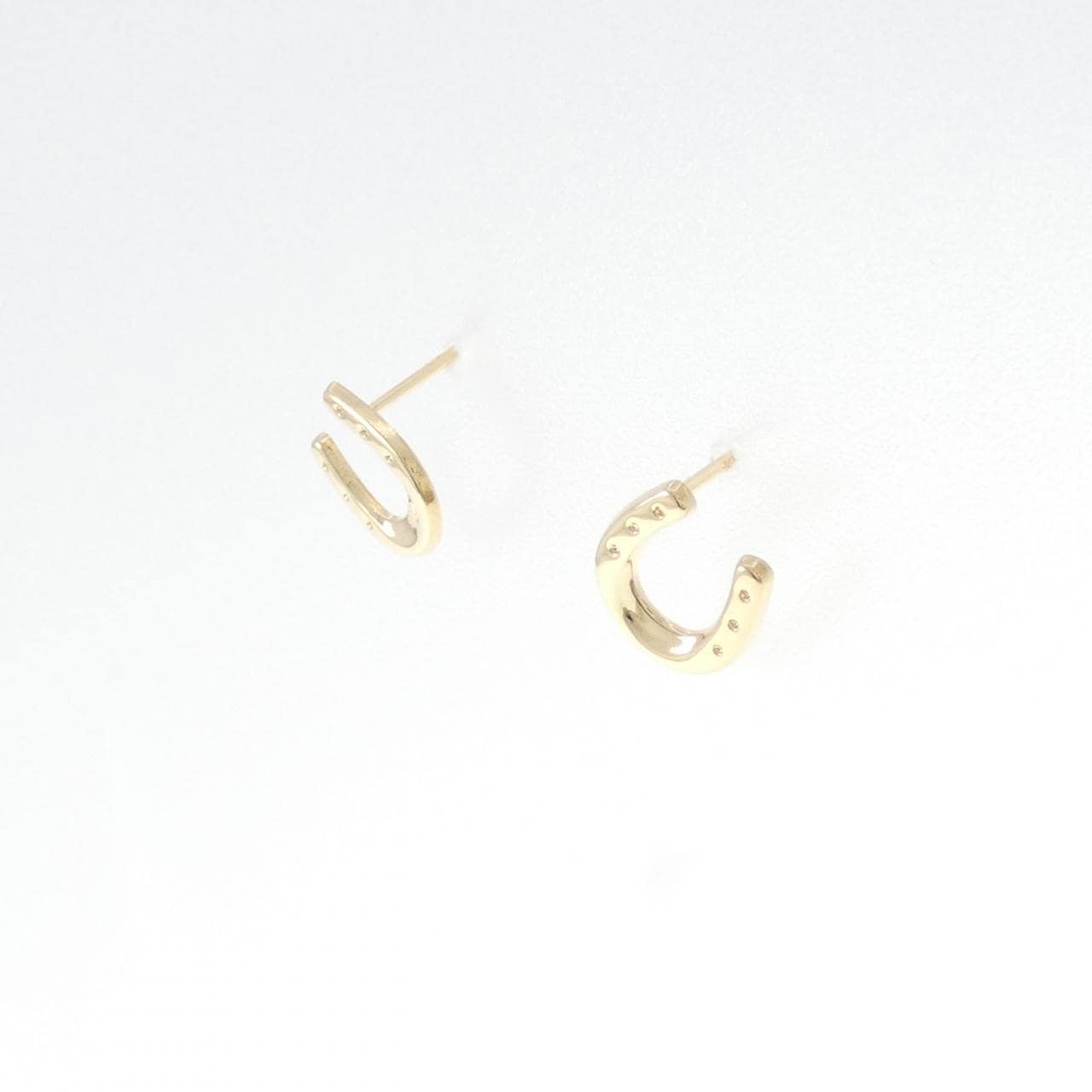 K18YG ホースシュー ピアス