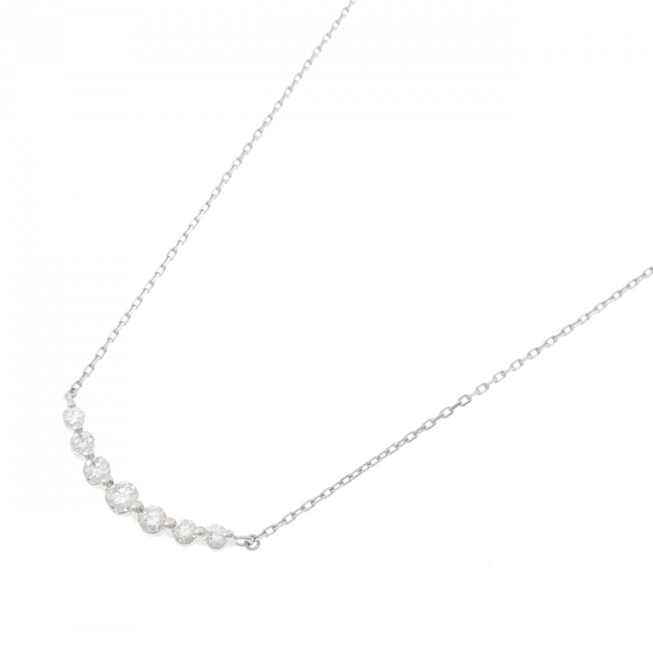 PT900 ダイヤモンド ネックレス 0.50CT
