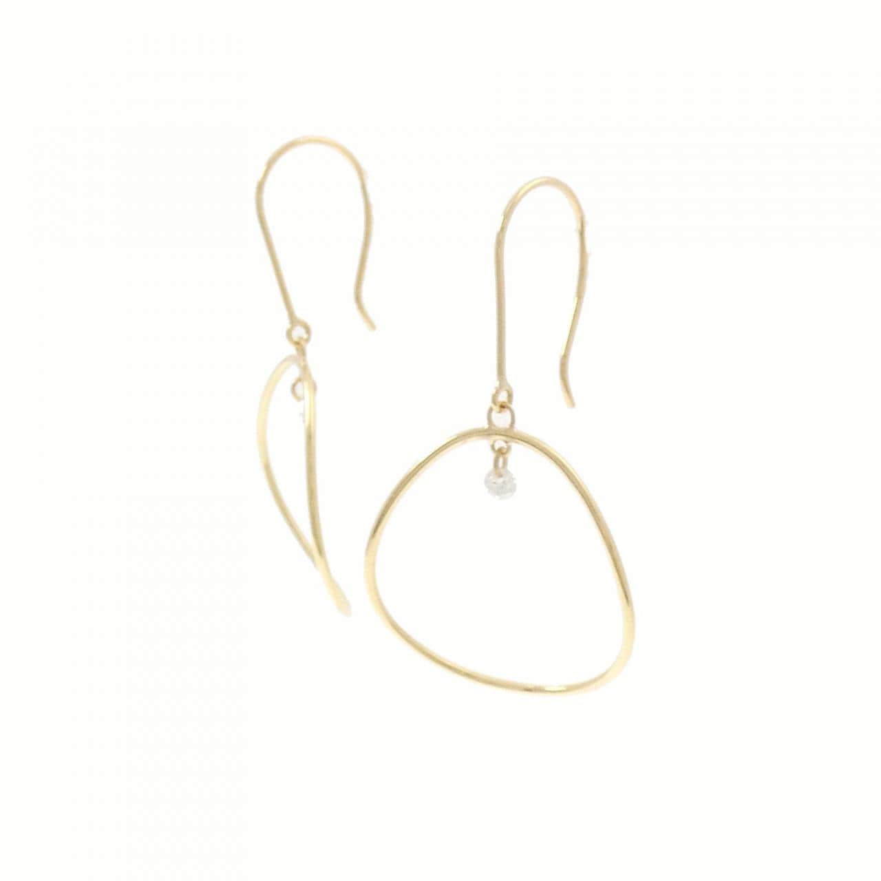 アーカー ビンドゥメディフープ ピアス 0.06CT