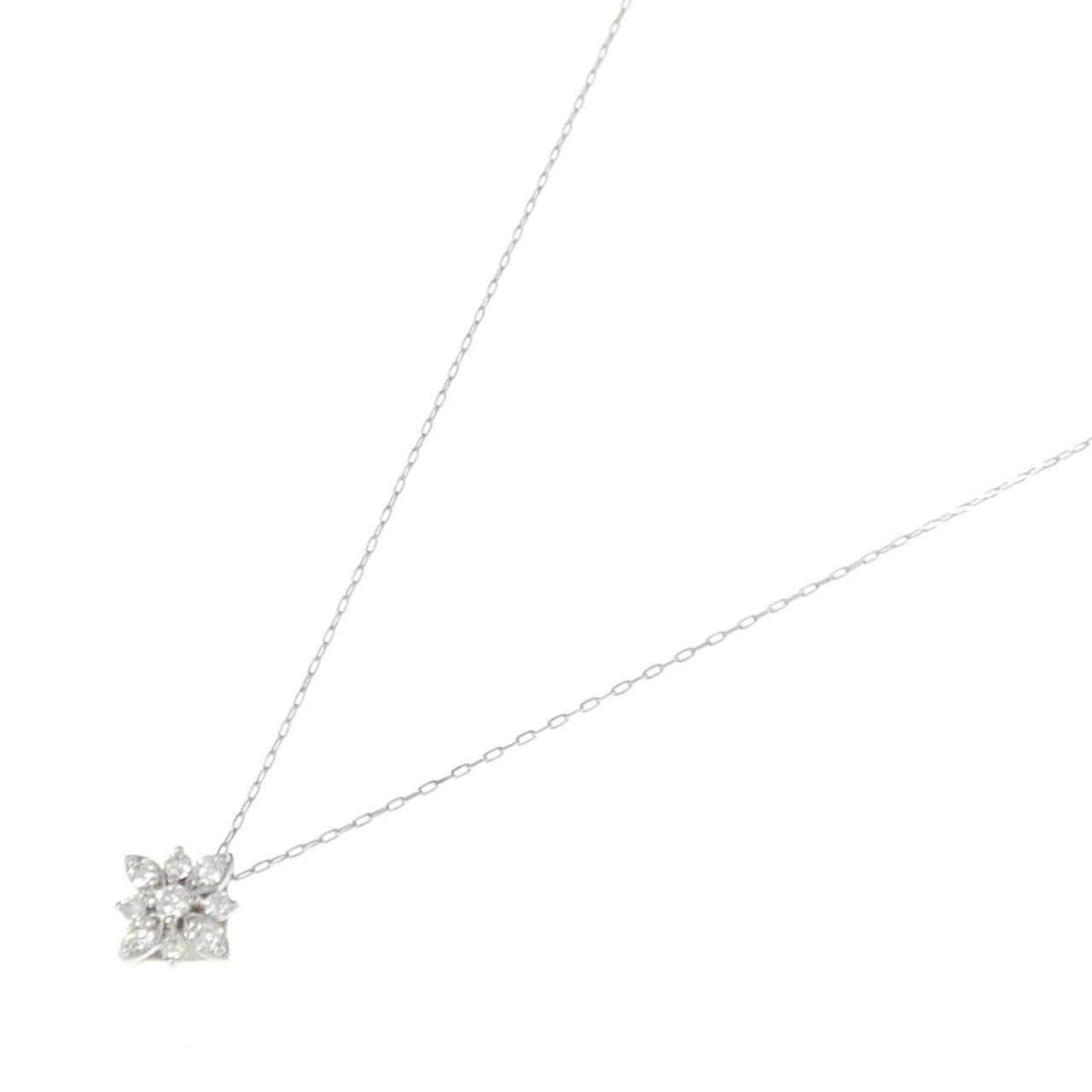 [BRAND NEW] PT Diamond Necklace 0.16CT