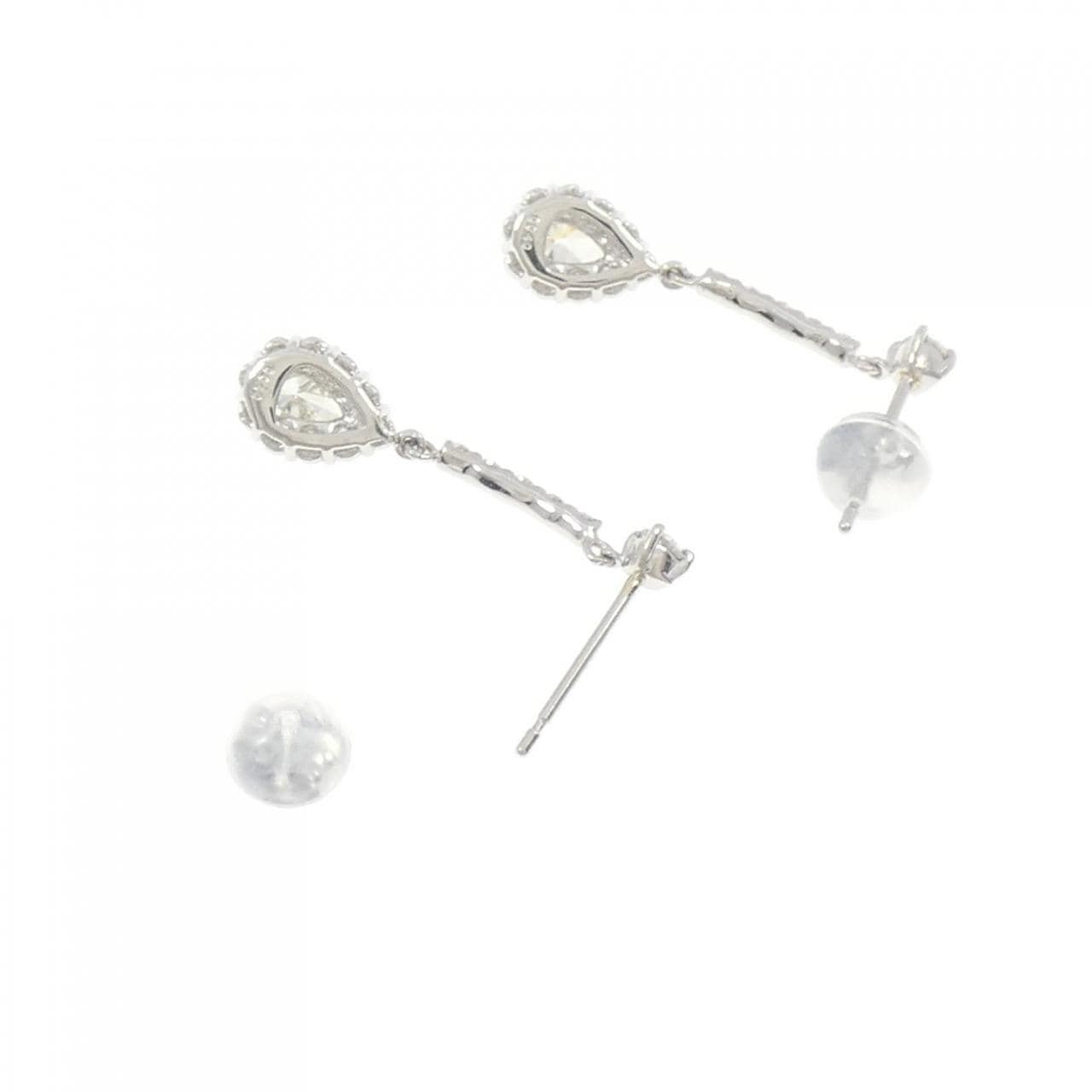 【新品】PT900 ダイヤモンド ピアス 0.80CT