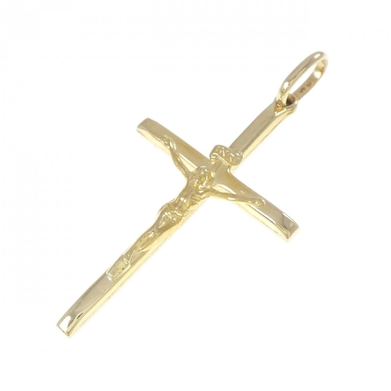 K18YG クロス ペンダント