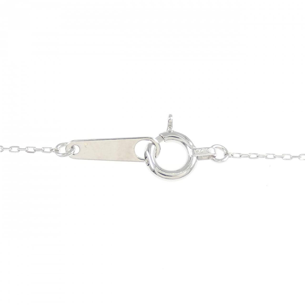 K10WG 心形月光石項鍊