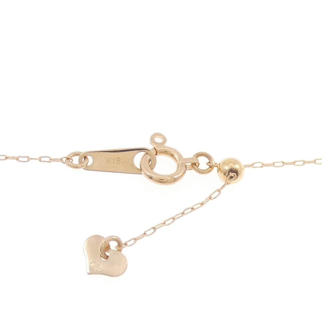 K18PG ソリティア ダイヤモンド ネックレス 0.511CT