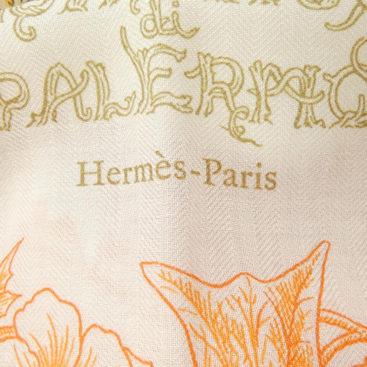 エルメス HERMES ALL' ORTO BOTANICO DI PALERMO H244121S カレジェアン140 ショール