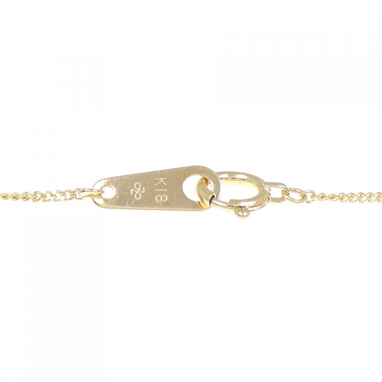 K18YG ダイヤモンド ネックレス 0.18CT