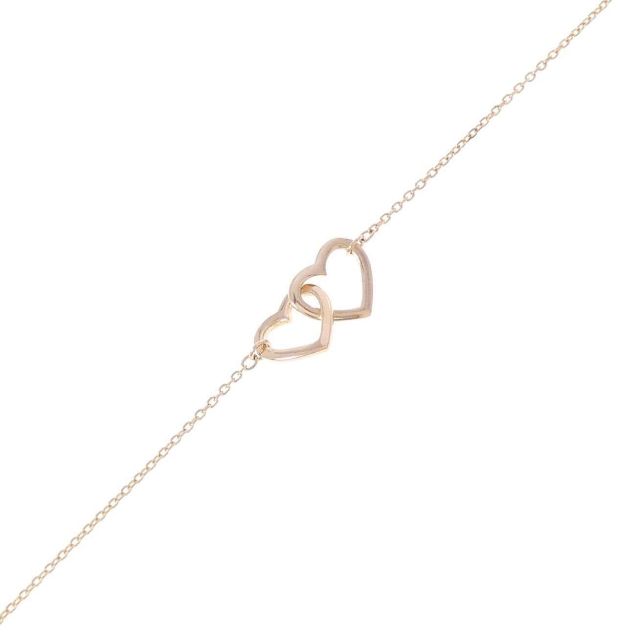 サマンサティアラ ハート K18PG ブレスレット