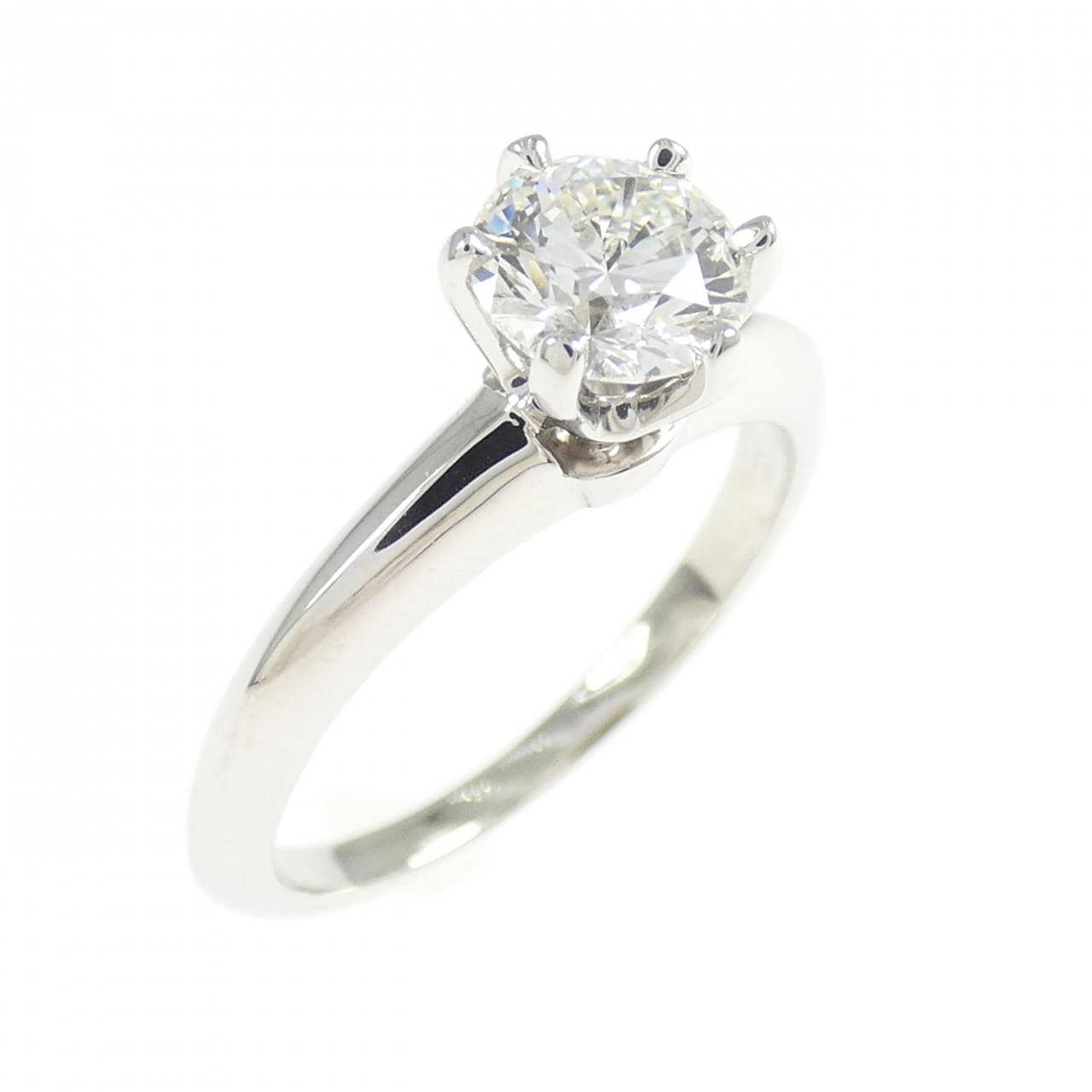 ティファニー クラシックソリティア リング 0.60CT H VS1