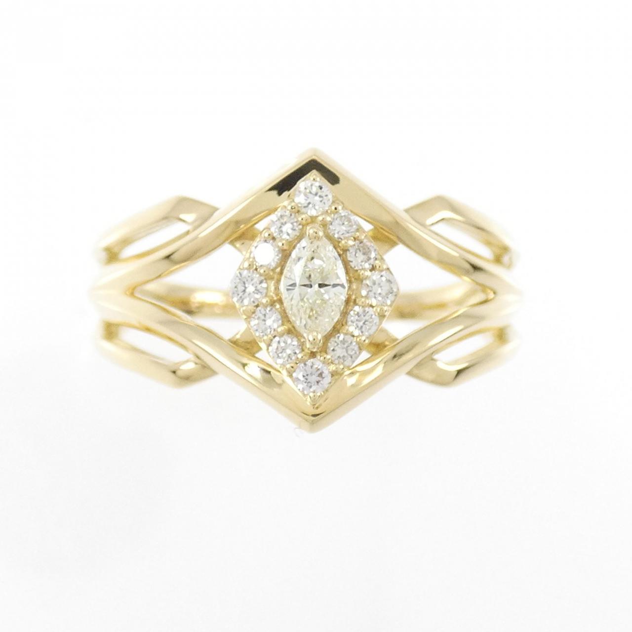 [新品] K18YG钻石0.18CT