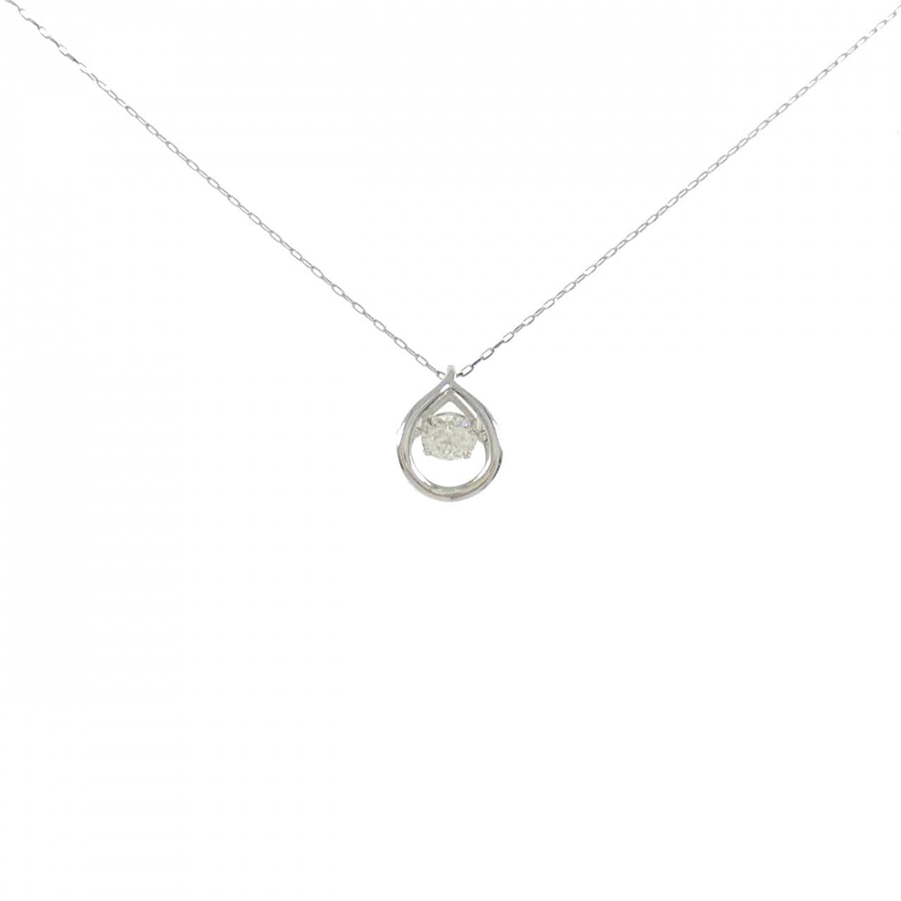 [新品] PT900钻石项链 0.20CT