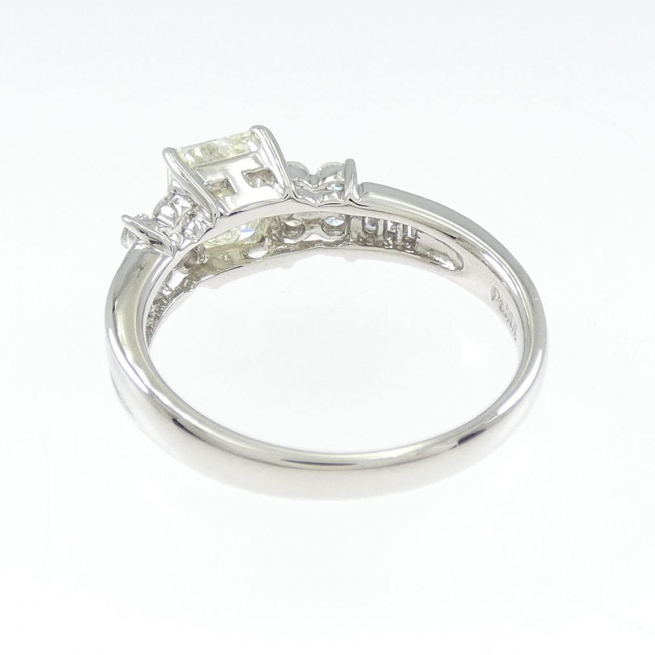 【リメイク】PT900 ダイヤモンド リング 1.024CT M VVS2 ファンシーカット