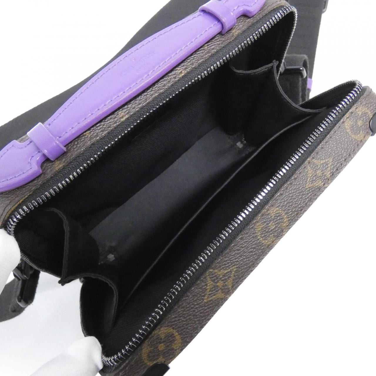 ルイヴィトン モノグラム マカサー ハンドル ソフトトランク M46264 ショルダーバッグ