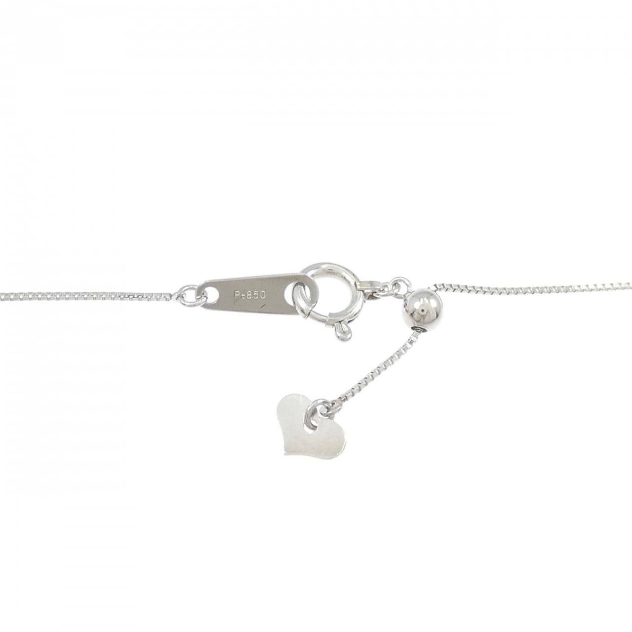 PT1000/PT850 ソリティア ダイヤモンド ネックレス 0.203CT