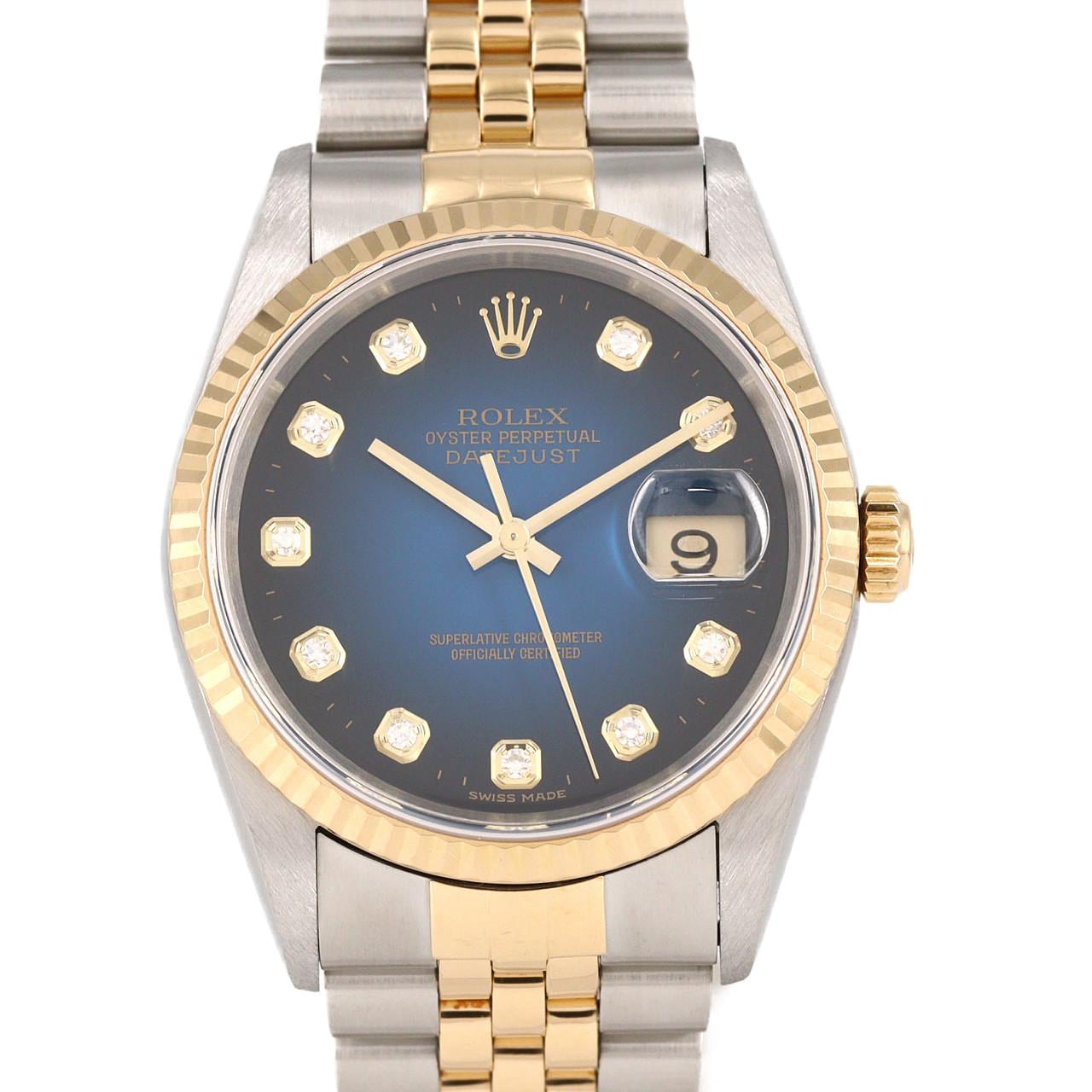 ロレックス デイトジャスト 16233G SSxYG 自動巻 U番