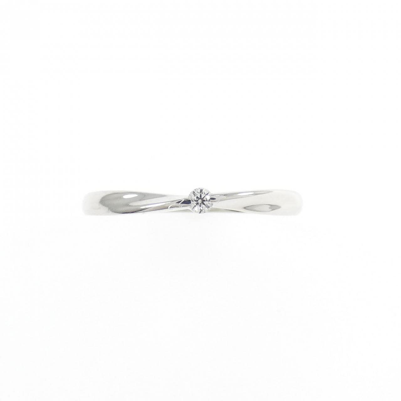 K18WG ダイヤモンド リング 0.03CT