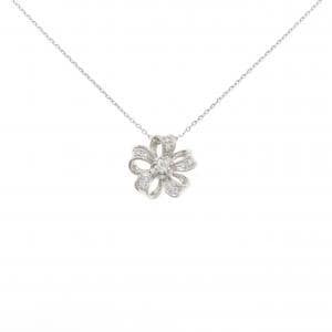 フェスタリア フラワー ダイヤモンド ネックレス 0.088CT