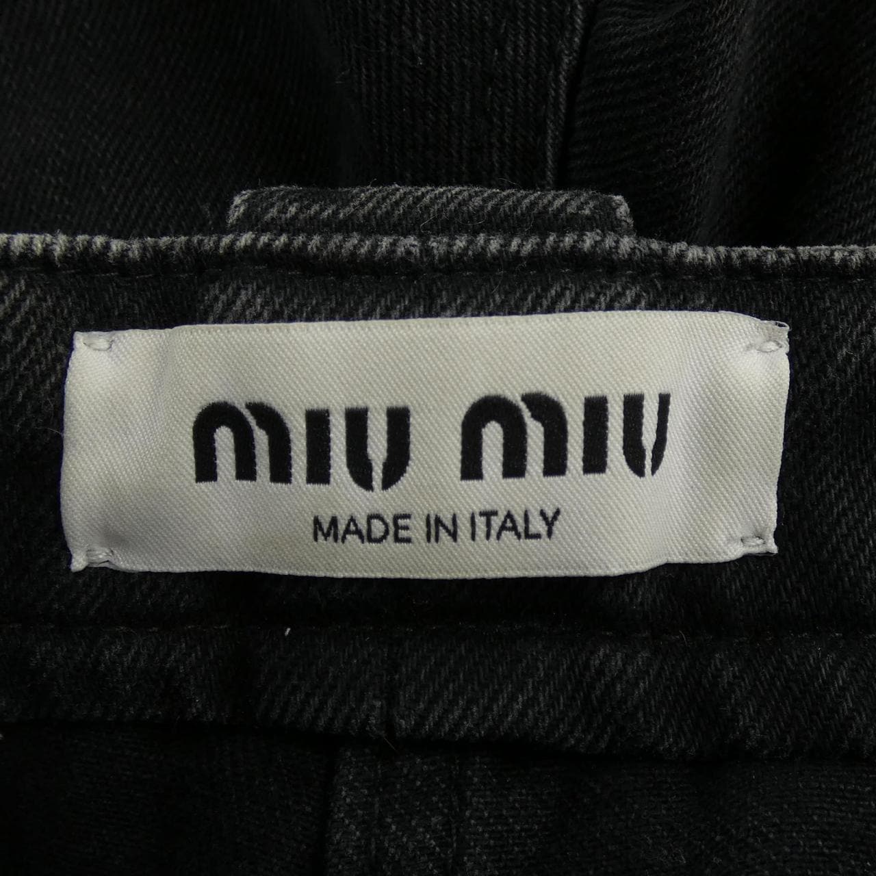 ミュウミュウ MIU MIU MIU MIU ロゴ GWP461 115V ジーンズ