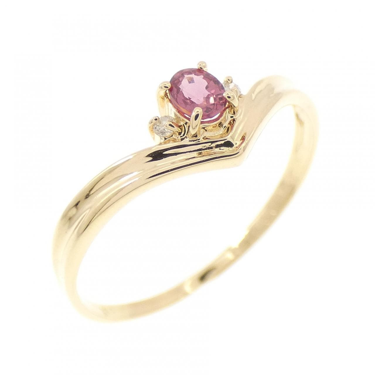 K18YG サファイヤ リング 0.11CT