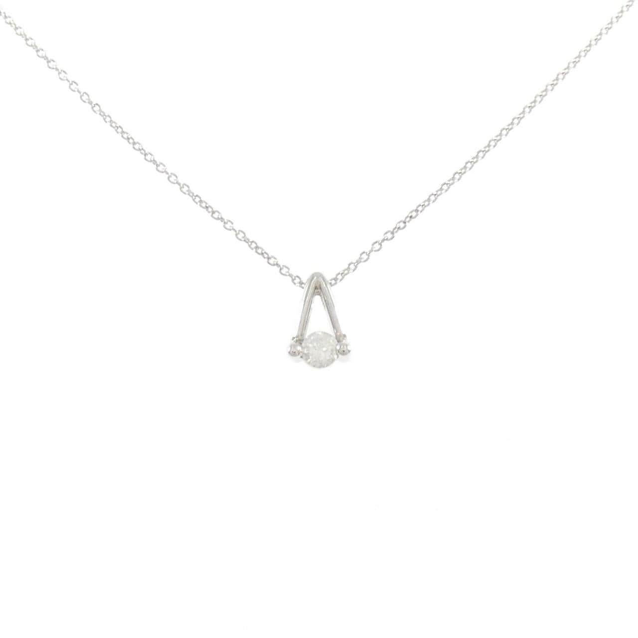 PT900/PT850 ダイヤモンド ネックレス 0.10CT