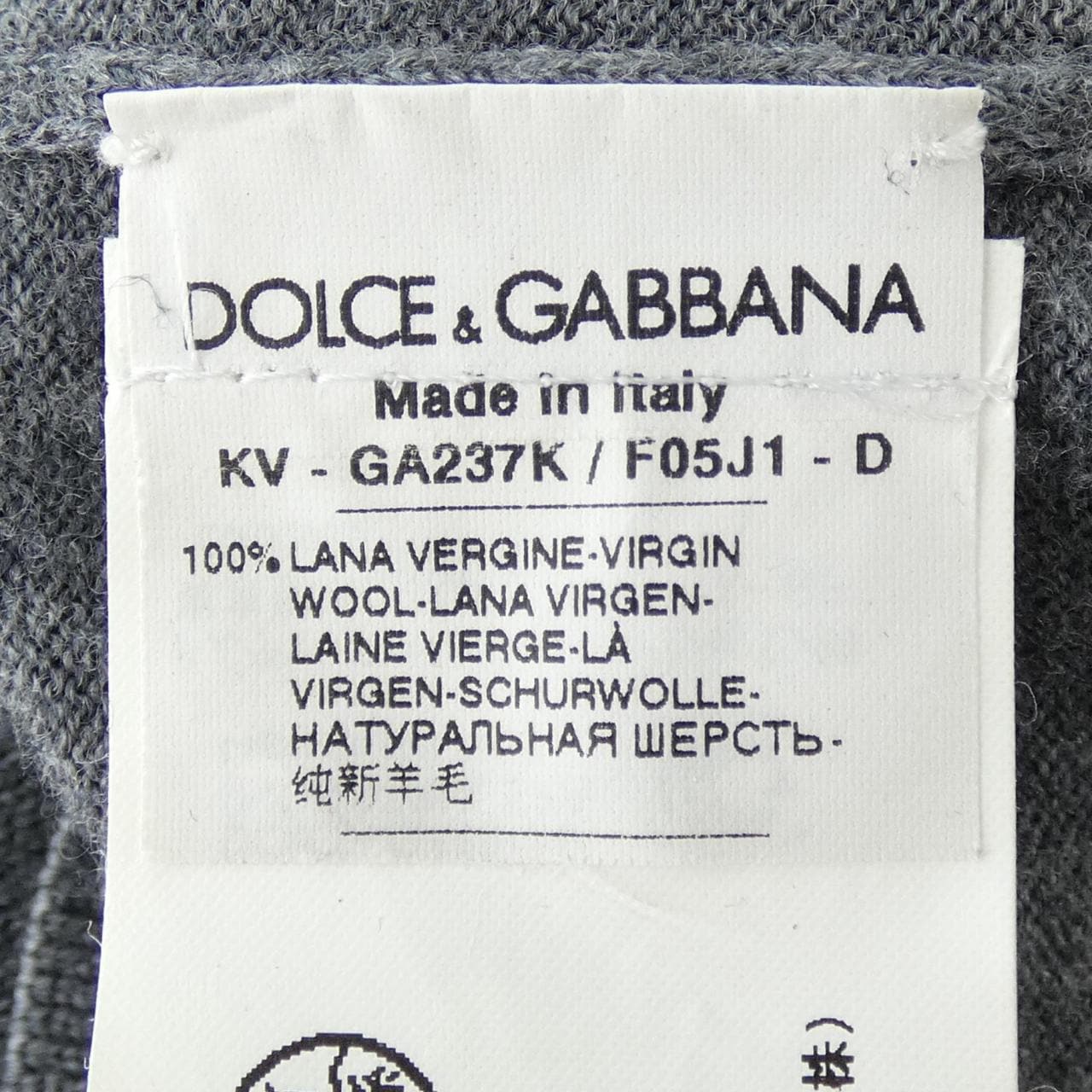 Dolce DOLCE&GABBANA Gabbana KV-GA237K 针织衫
