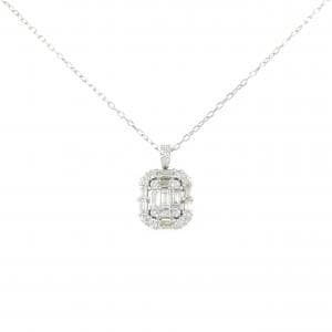 PT950/PT850 ダイヤモンド ネックレス 0.51CT