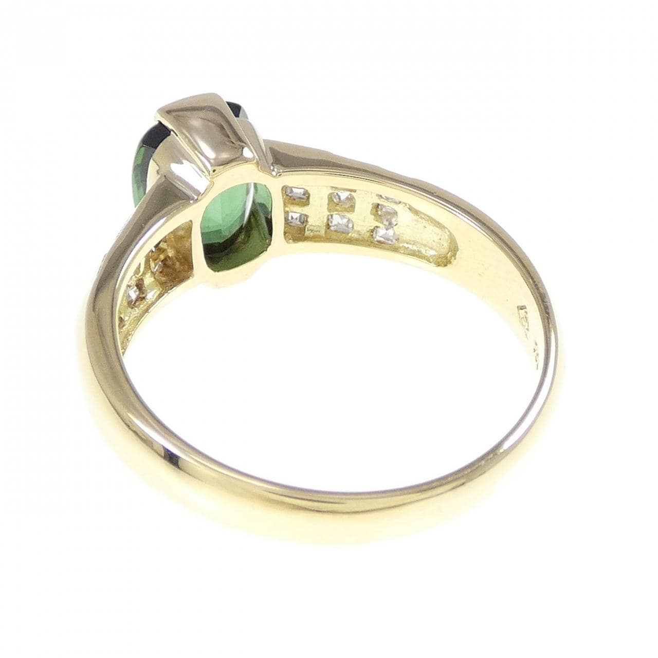 750YG トルマリン リング 0.271CT