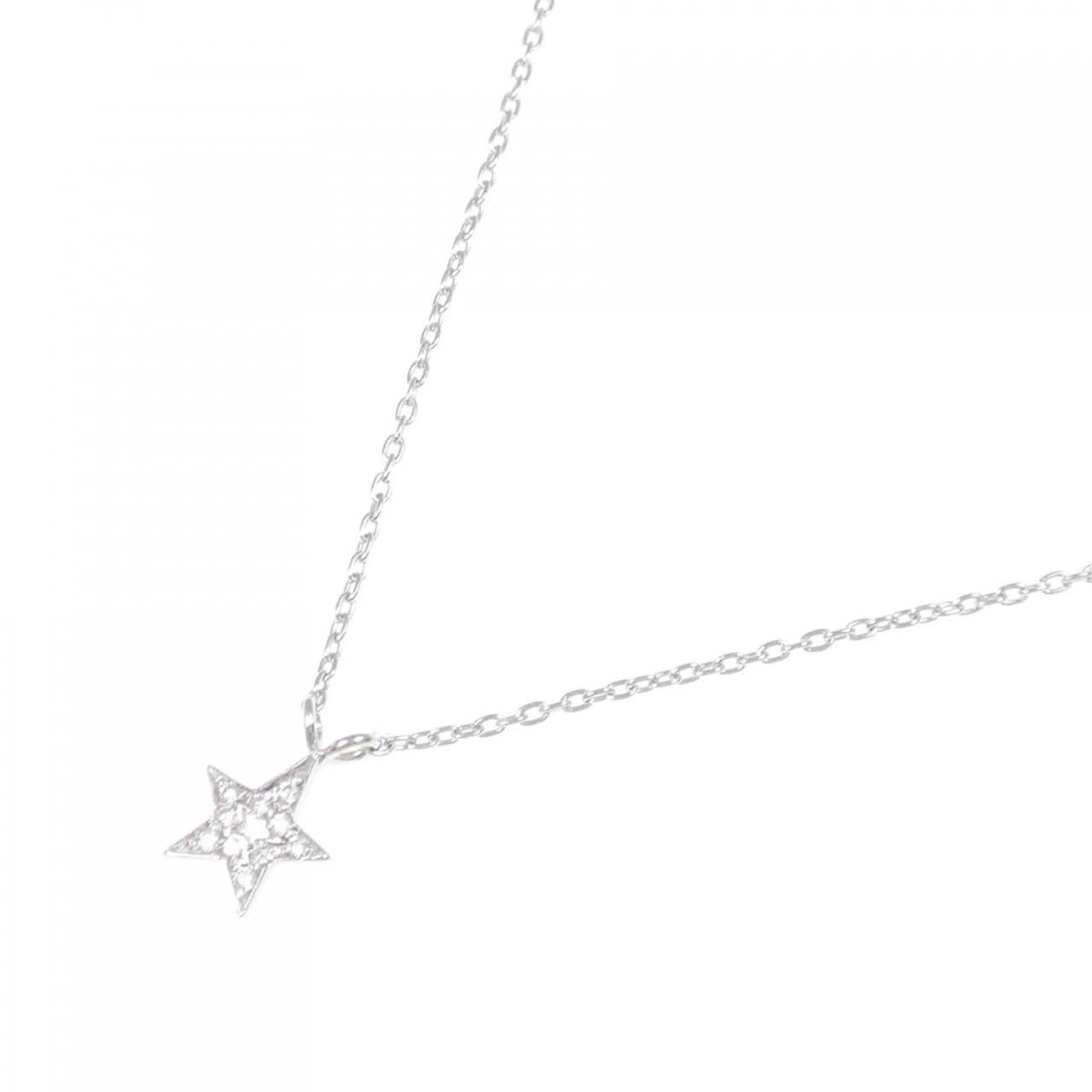 スタージュエリー スター ダイヤモンド ネックレス 0.04CT
