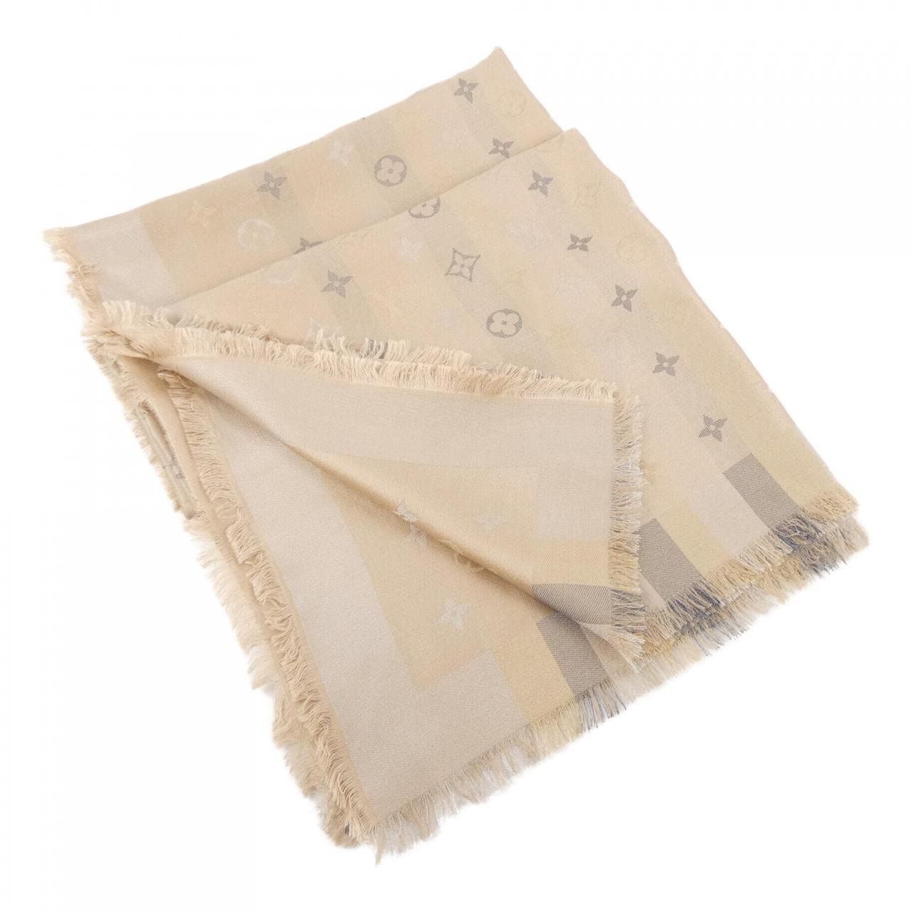 ルイヴィトン LOUIS VUITTON ショール･モノグラム ソーシャイン M76337 ショール