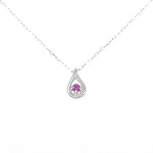 4゜C ルビー ネックレス