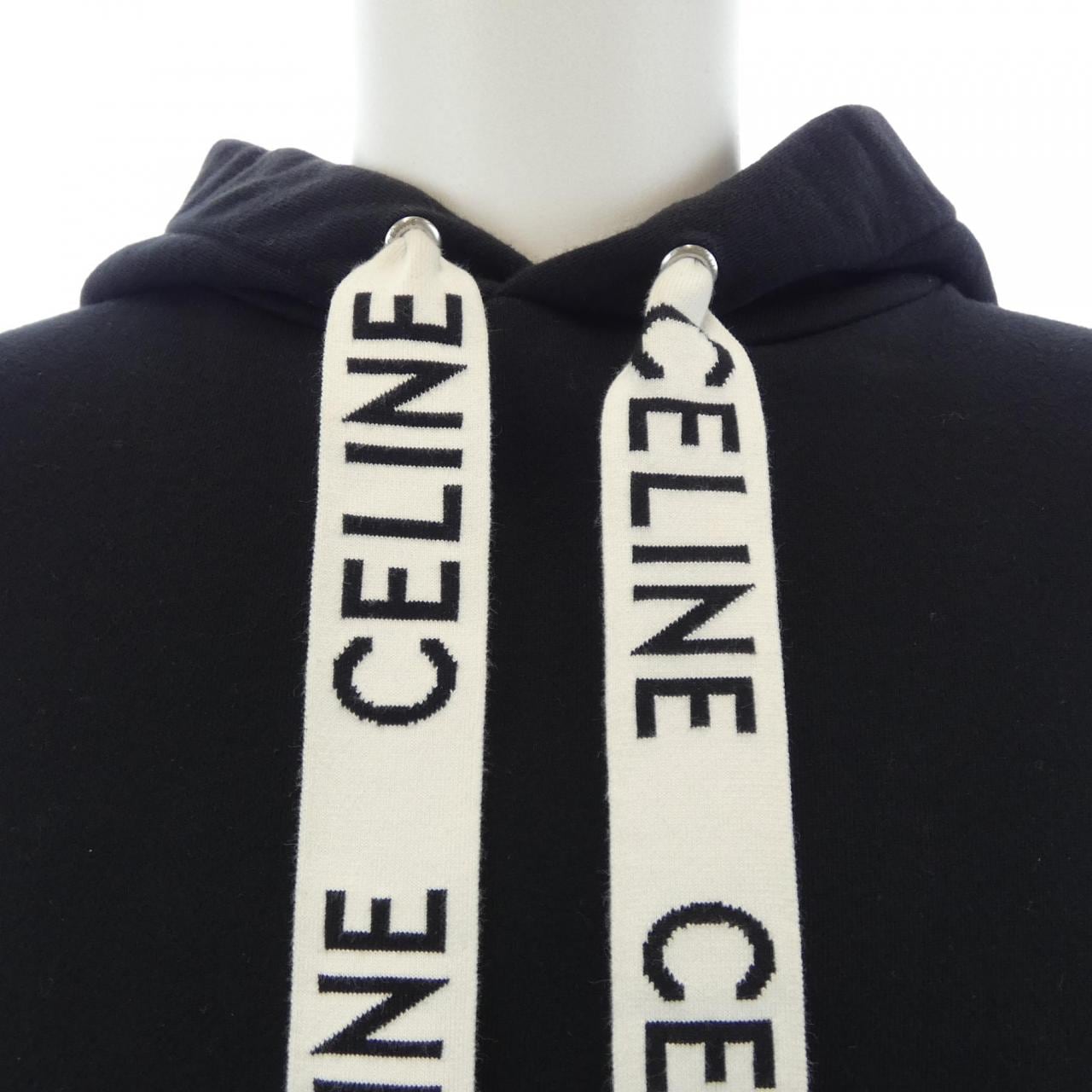 セリーヌ CELINE CELINE ルーズ フーディー / コットンフリース 2Y468670Q パーカー