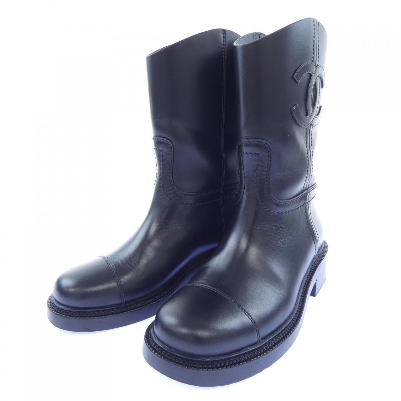 シャネル CHANEL SHORT BOOTS G45432B15283 ブーツ