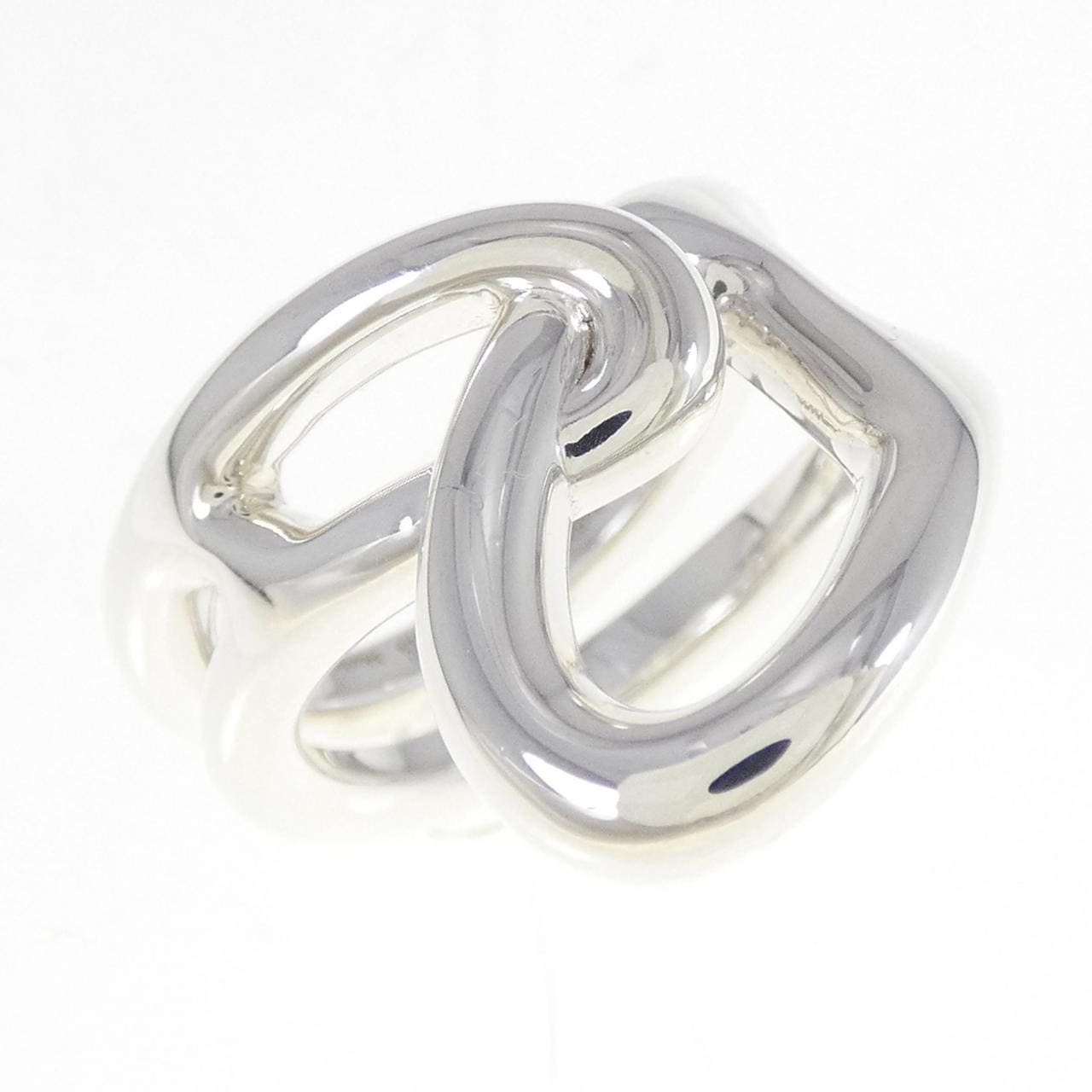 HERMES Chaine Dunkle Punk Ring