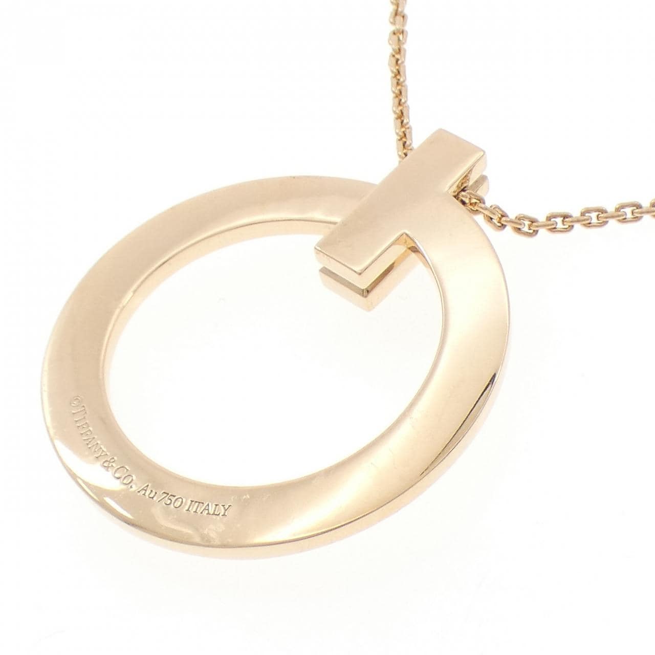 ティファニー Tワン サークル ラージ ネックレス