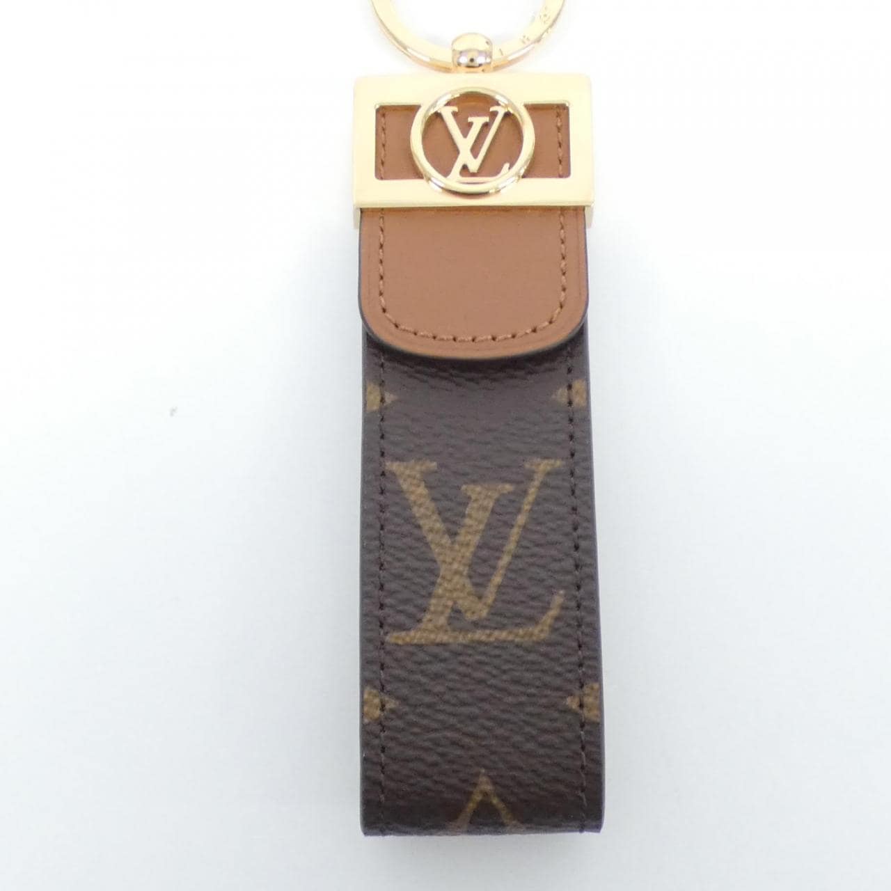 LOUIS VUITTON Monogram Porte Cle Dragonne Dauphine M69000 Qeelin