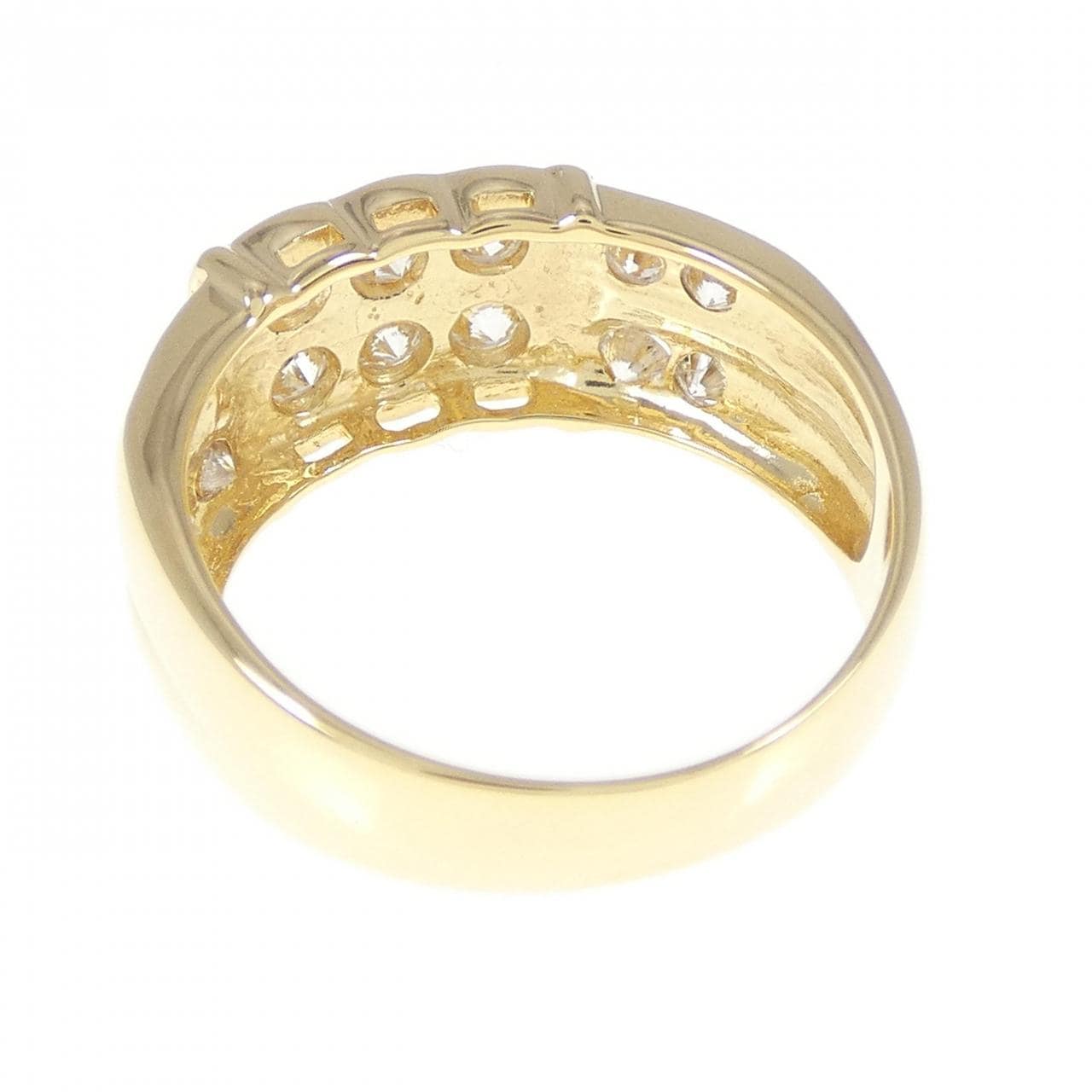 K18YG ダイヤモンド リング 1.10CT