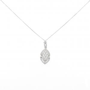 K18WG ダイヤモンド ネックレス 0.78CT