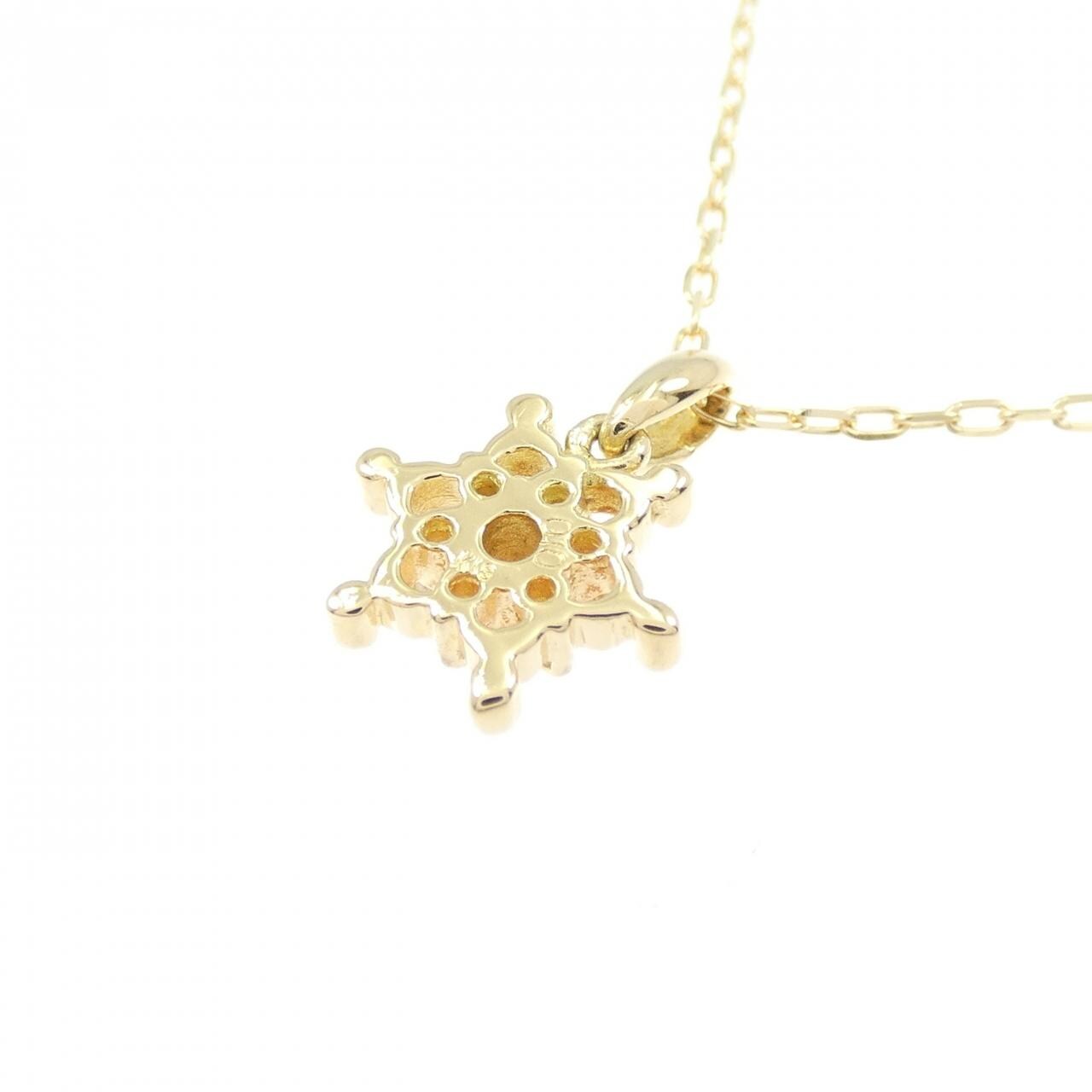 K18YG ダイヤモンド ネックレス 0.10CT