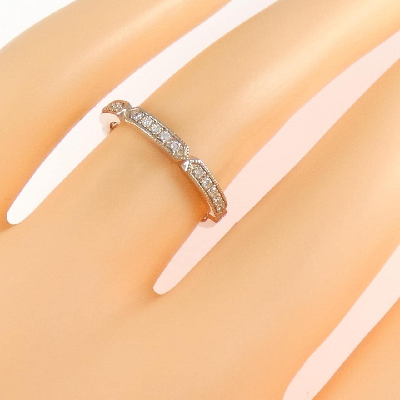 アガット ダイヤモンド リング 0.10CT