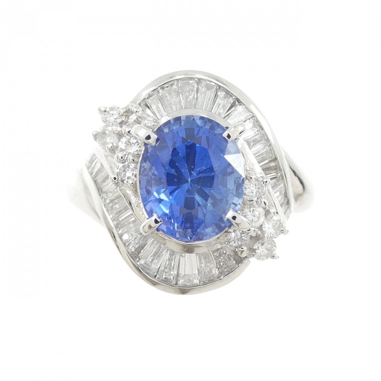 PT900 サファイヤ リング 2.25CT
