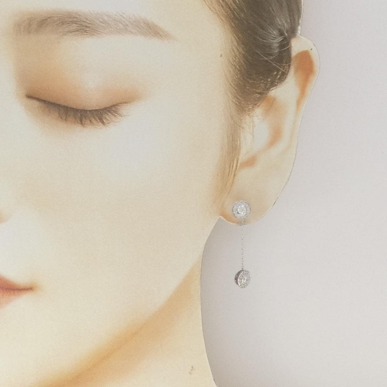 フォーエバー　マーク ダイヤモンド ピアス 0.649CT