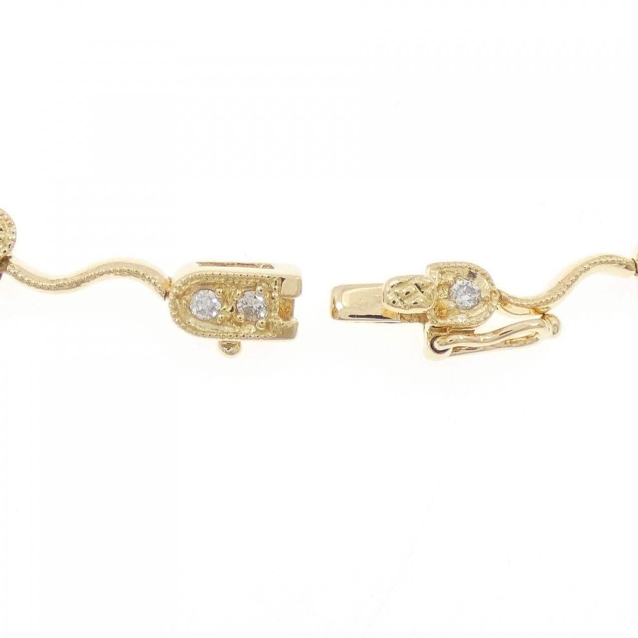 750YG ハート ダイヤモンド ブレスレット 0.50CT